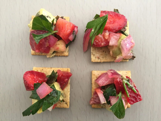 HappyGut-Approved Strawberry and Avocado Toppers Recipe