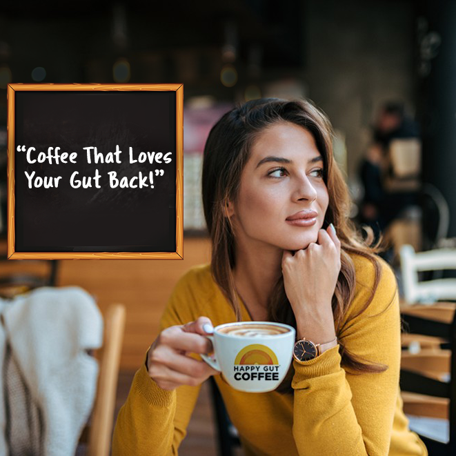 HAPPY GUT COFFEE - $1 offer