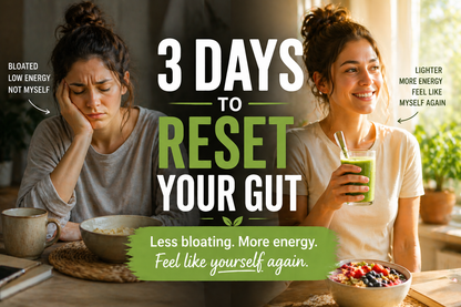 HAPPY GUT® RECHARGE 3-Day Challenge Guide