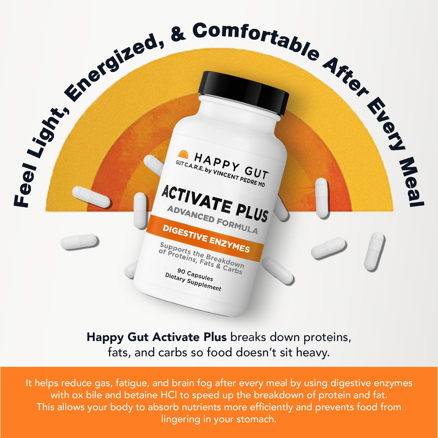 Stop the Post-Meal Bloat | Activate Plus | Upgraded Digestive Enzymes