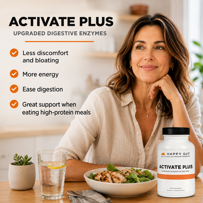 Stop the Post-Meal Bloat | Activate Plus | Upgraded Digestive Enzymes