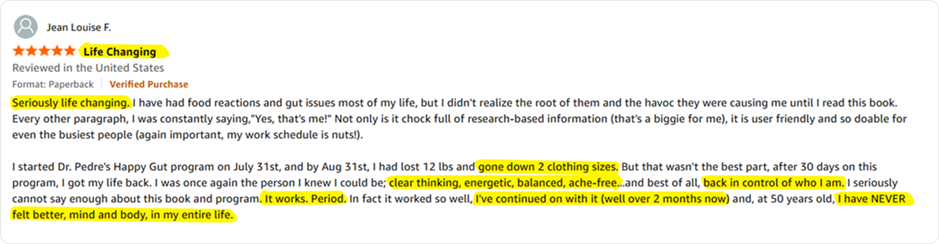 Customer review screenshot 8