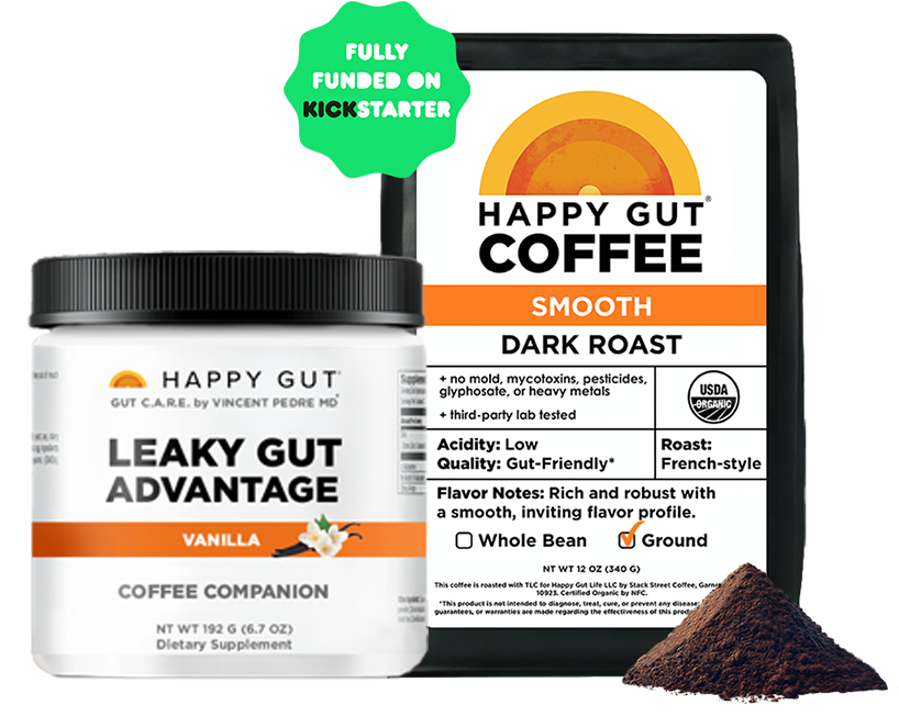 HAPPY GUT Coffee + Leaky Gut Advantage