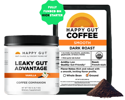 HAPPY GUT Coffee + Leaky Gut Advantage