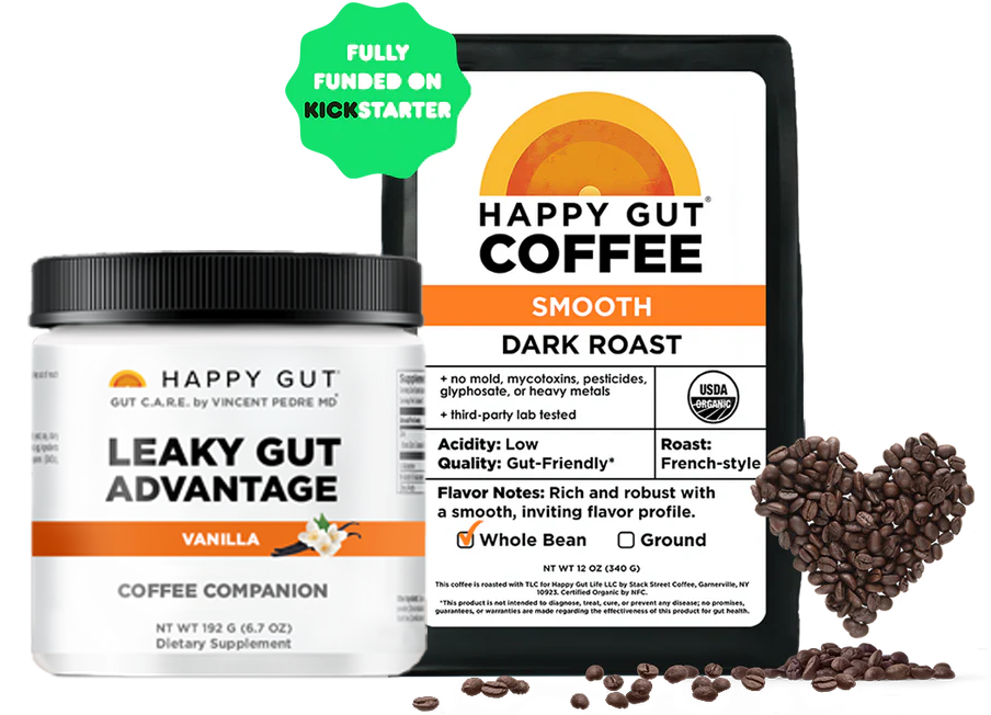 HAPPY GUT Coffee + Leaky Gut Advantage