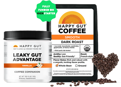 HAPPY GUT Coffee + Leaky Gut Advantage